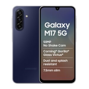 samsung galaxy m07 mobile (black, 4gb ram, 64gb storage) | mediatek helio g99 | antutu 624k | ip54| 50mp camera | 7.6mm slim | 5000mah battery | 25w fast charging | 6 gen os upgrades | without charge
